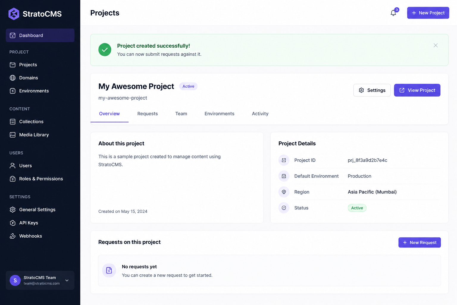 Project Created